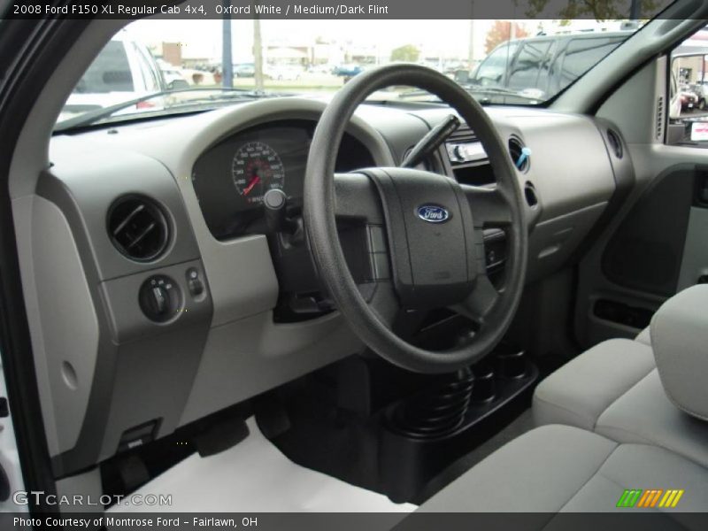  2008 F150 XL Regular Cab 4x4 Medium/Dark Flint Interior