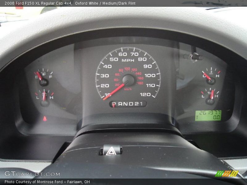 Oxford White / Medium/Dark Flint 2008 Ford F150 XL Regular Cab 4x4