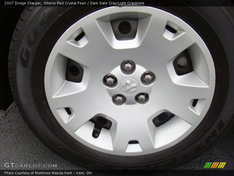 Inferno Red Crystal Pearl / Dark Slate Gray/Light Graystone 2007 Dodge Charger