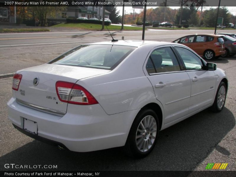 Oxford White / Medium Light Stone/Dark Charcoal 2007 Mercury Milan V6 Premier AWD