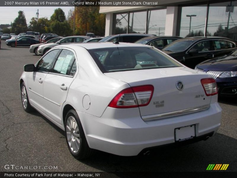 Oxford White / Medium Light Stone/Dark Charcoal 2007 Mercury Milan V6 Premier AWD