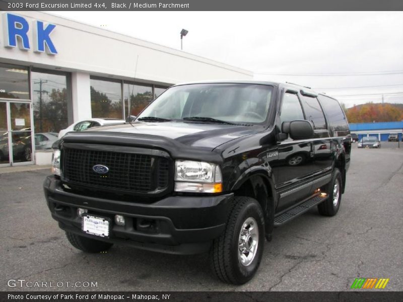 Black / Medium Parchment 2003 Ford Excursion Limited 4x4