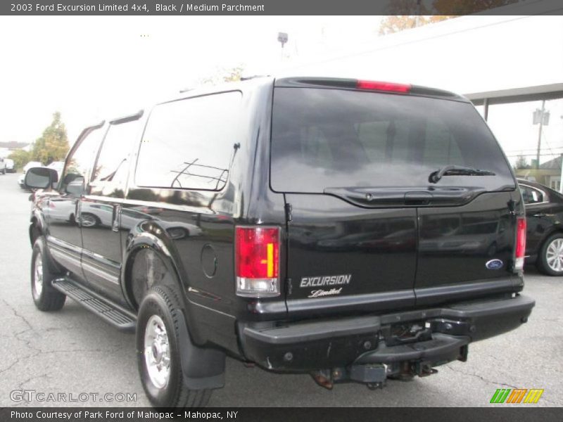 Black / Medium Parchment 2003 Ford Excursion Limited 4x4