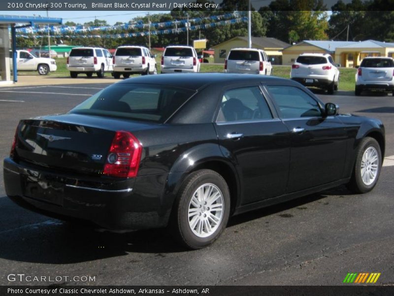 Brilliant Black Crystal Pearl / Dark Slate Gray 2010 Chrysler 300 Touring