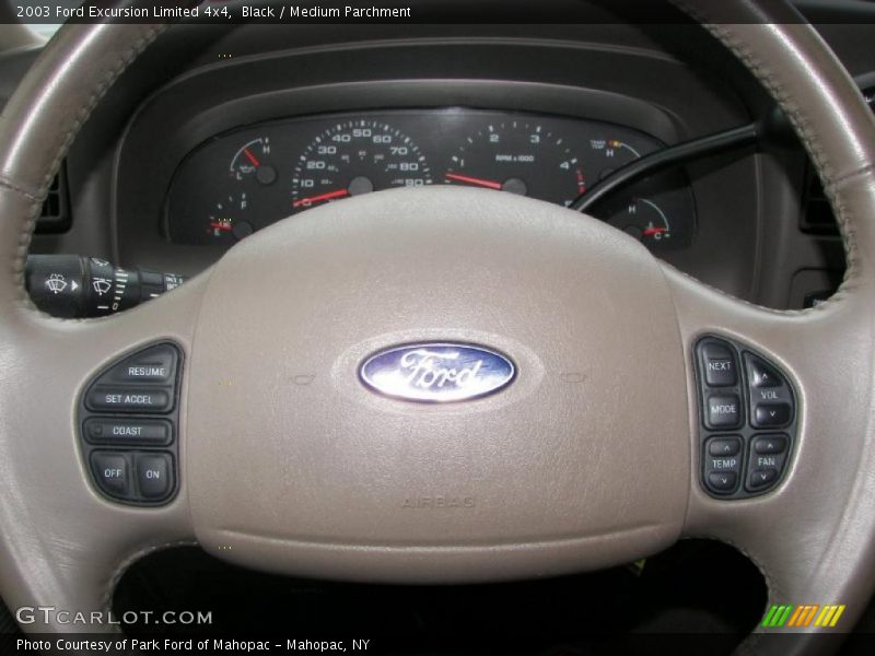 Black / Medium Parchment 2003 Ford Excursion Limited 4x4