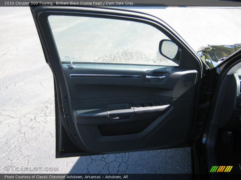 Brilliant Black Crystal Pearl / Dark Slate Gray 2010 Chrysler 300 Touring
