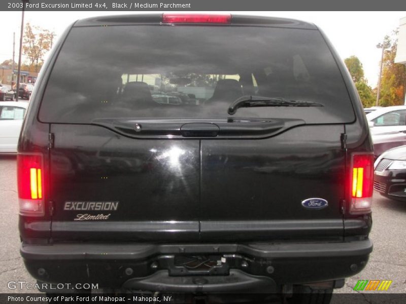 Black / Medium Parchment 2003 Ford Excursion Limited 4x4
