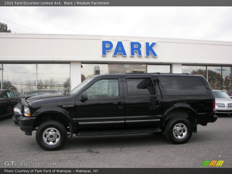 Black / Medium Parchment 2003 Ford Excursion Limited 4x4