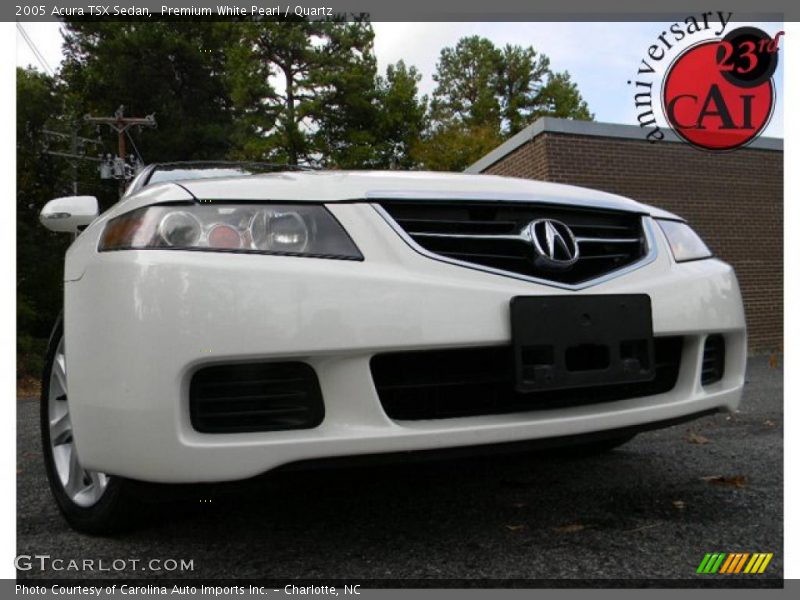 Premium White Pearl / Quartz 2005 Acura TSX Sedan