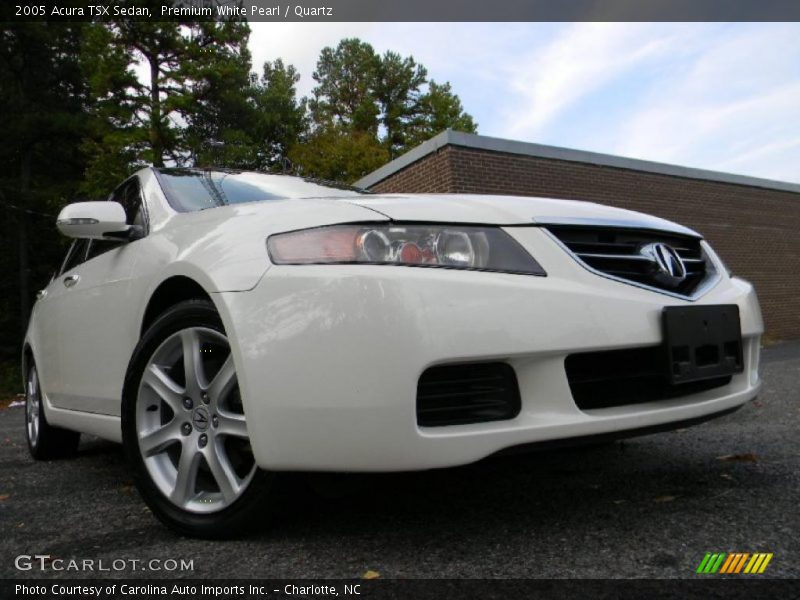 Premium White Pearl / Quartz 2005 Acura TSX Sedan