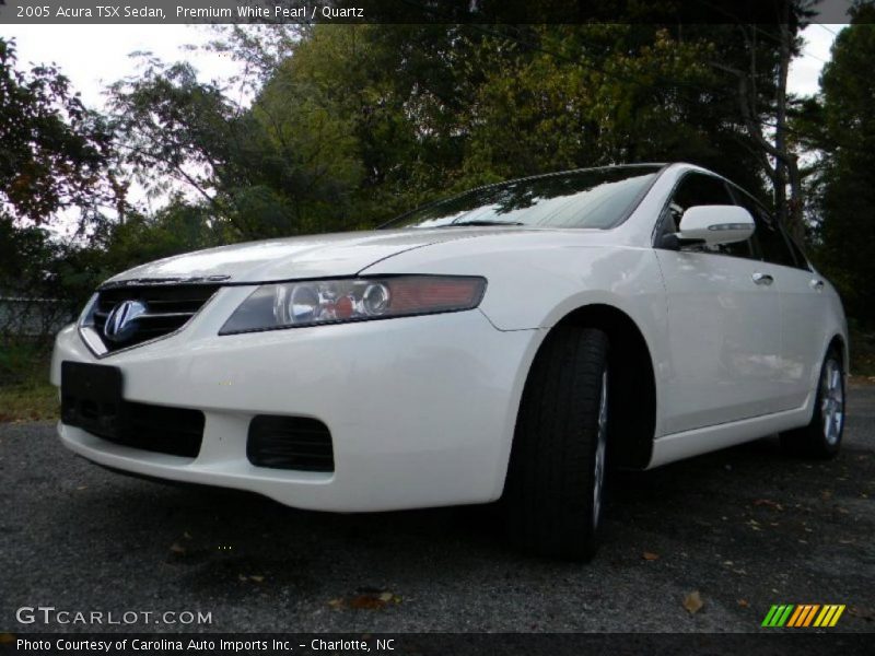 Premium White Pearl / Quartz 2005 Acura TSX Sedan