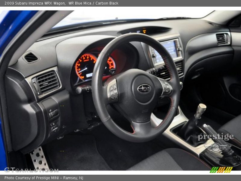 WR Blue Mica / Carbon Black 2009 Subaru Impreza WRX Wagon