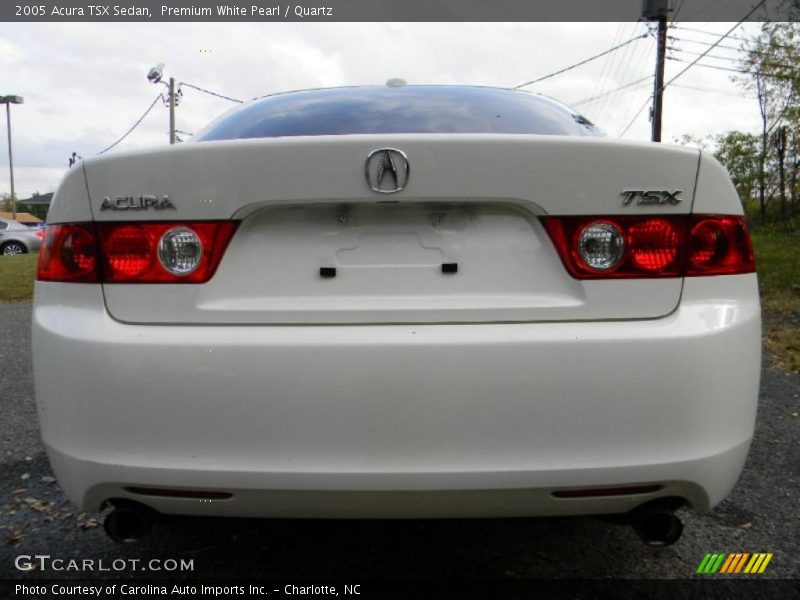 Premium White Pearl / Quartz 2005 Acura TSX Sedan