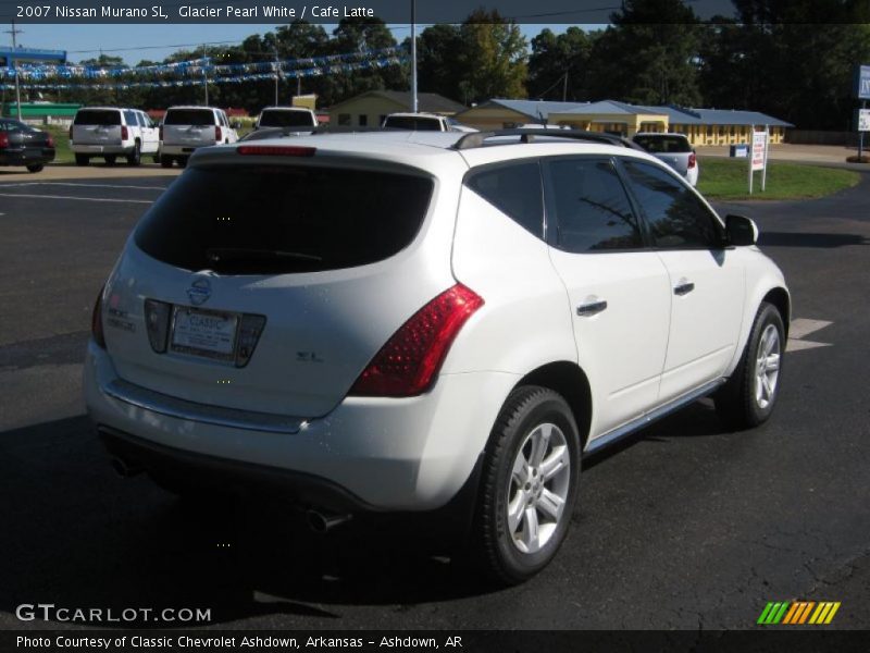 Glacier Pearl White / Cafe Latte 2007 Nissan Murano SL