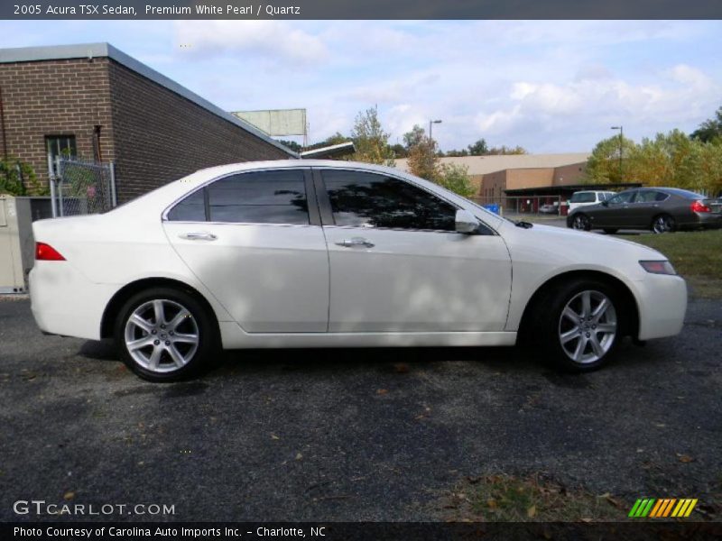 Premium White Pearl / Quartz 2005 Acura TSX Sedan