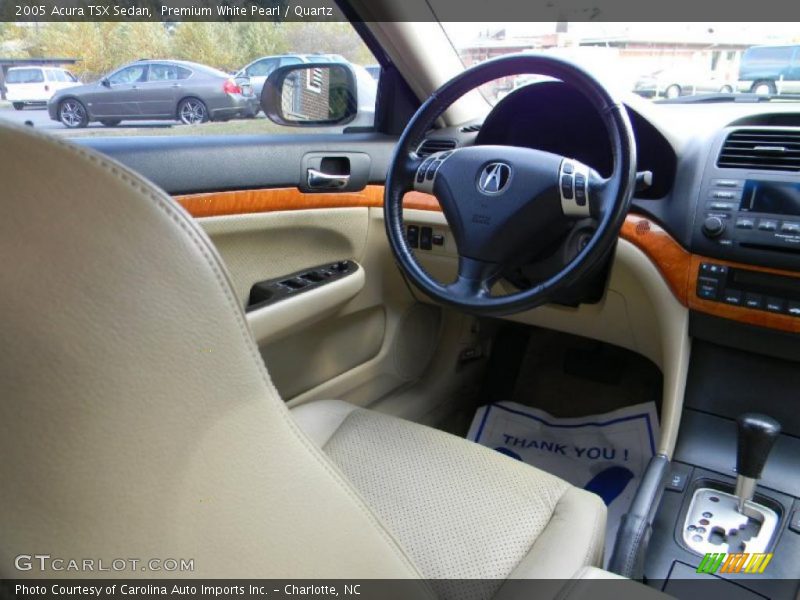 Premium White Pearl / Quartz 2005 Acura TSX Sedan
