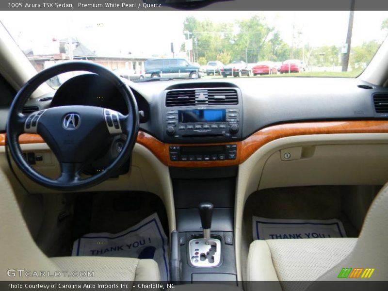 Premium White Pearl / Quartz 2005 Acura TSX Sedan