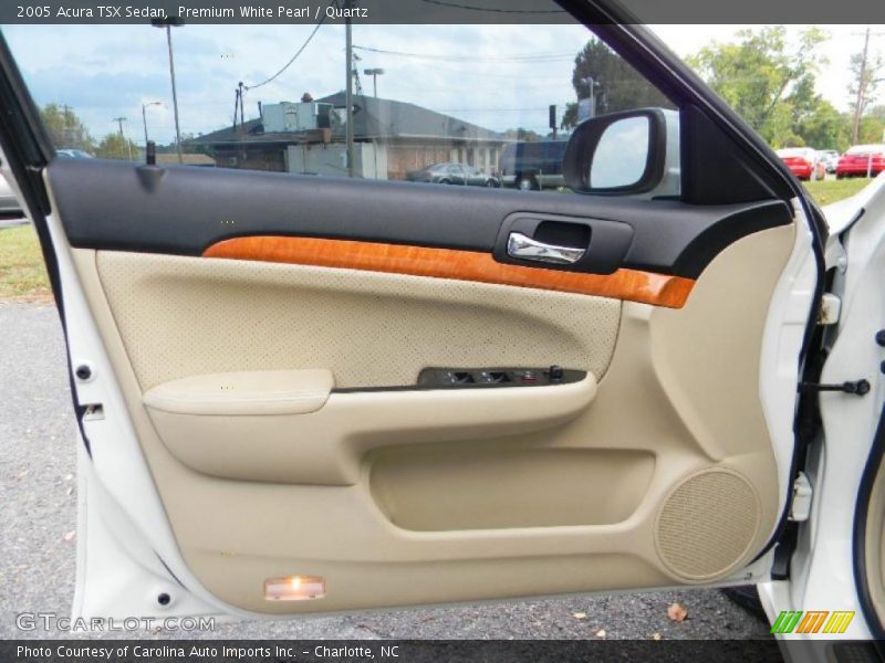Premium White Pearl / Quartz 2005 Acura TSX Sedan