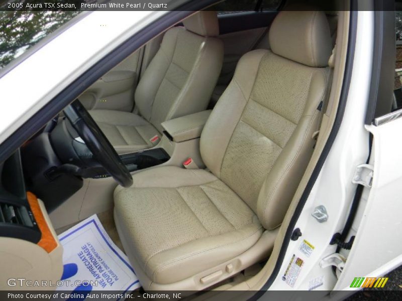 Premium White Pearl / Quartz 2005 Acura TSX Sedan
