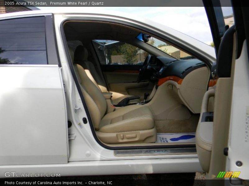 Premium White Pearl / Quartz 2005 Acura TSX Sedan