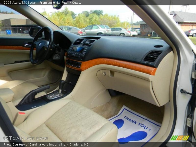 Premium White Pearl / Quartz 2005 Acura TSX Sedan