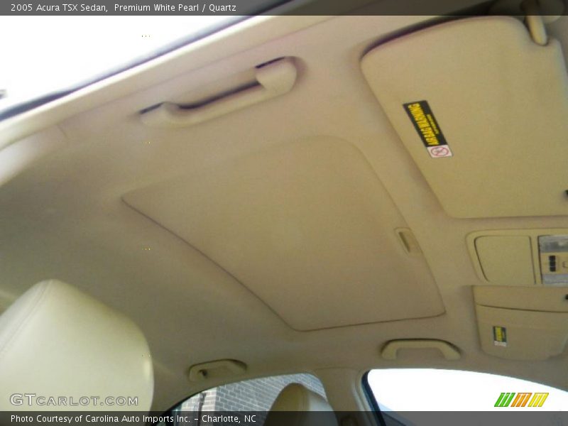 Premium White Pearl / Quartz 2005 Acura TSX Sedan