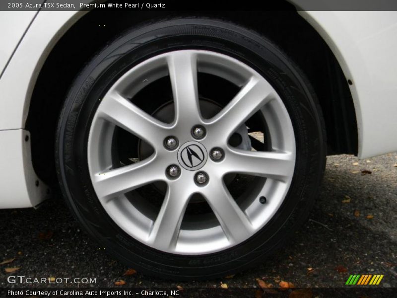 Premium White Pearl / Quartz 2005 Acura TSX Sedan