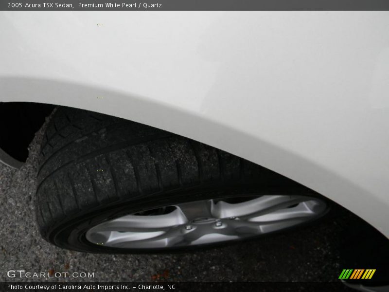 Premium White Pearl / Quartz 2005 Acura TSX Sedan