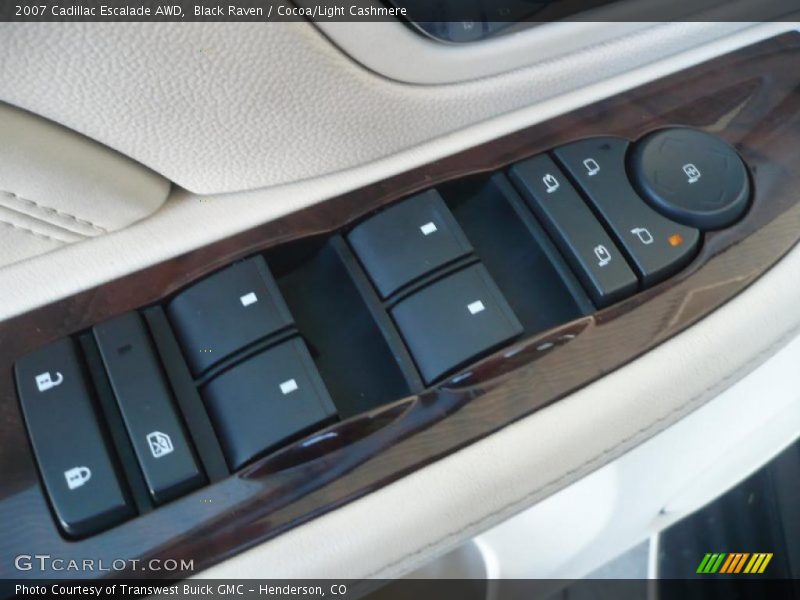 Black Raven / Cocoa/Light Cashmere 2007 Cadillac Escalade AWD