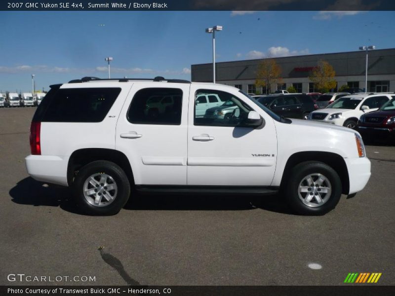 Summit White / Ebony Black 2007 GMC Yukon SLE 4x4
