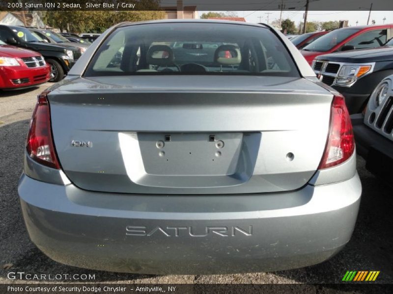 Silver Blue / Gray 2003 Saturn ION 2 Sedan