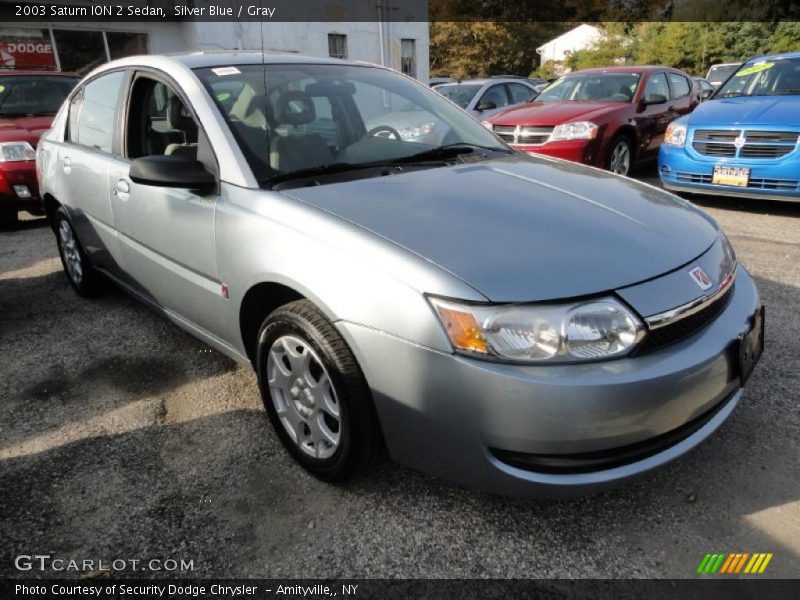 Silver Blue / Gray 2003 Saturn ION 2 Sedan