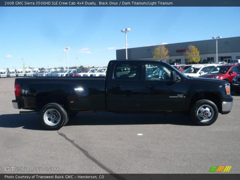 Black Onyx / Dark Titanium/Light Titanium 2008 GMC Sierra 3500HD SLE Crew Cab 4x4 Dually