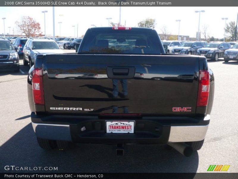 Black Onyx / Dark Titanium/Light Titanium 2008 GMC Sierra 3500HD SLE Crew Cab 4x4 Dually