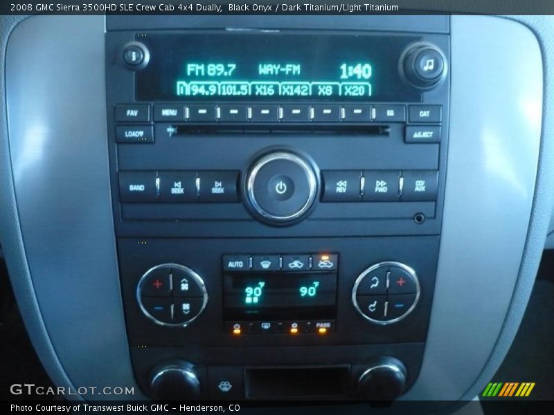 Black Onyx / Dark Titanium/Light Titanium 2008 GMC Sierra 3500HD SLE Crew Cab 4x4 Dually