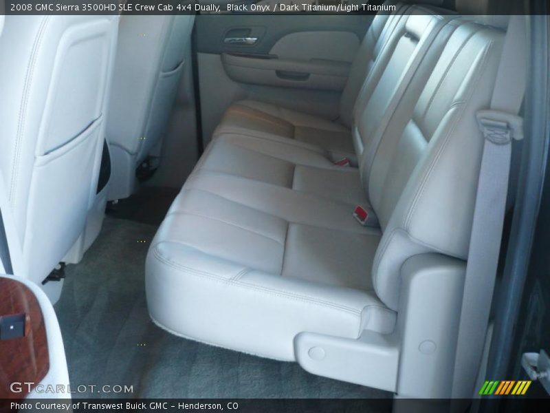 Black Onyx / Dark Titanium/Light Titanium 2008 GMC Sierra 3500HD SLE Crew Cab 4x4 Dually