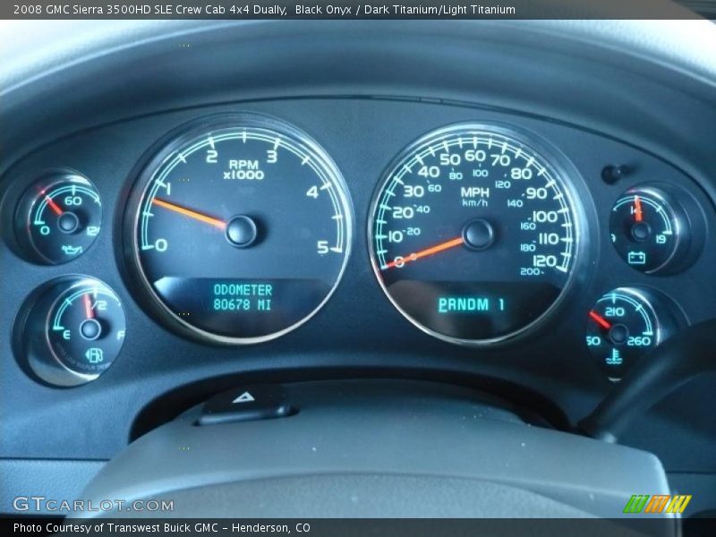  2008 Sierra 3500HD SLE Crew Cab 4x4 Dually SLE Crew Cab 4x4 Dually Gauges