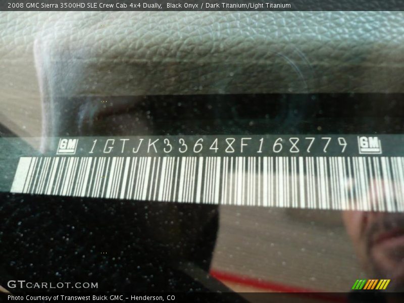 Black Onyx / Dark Titanium/Light Titanium 2008 GMC Sierra 3500HD SLE Crew Cab 4x4 Dually