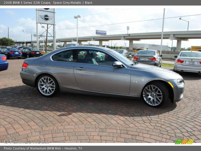 Space Grey Metallic / Black 2008 BMW 3 Series 328i Coupe