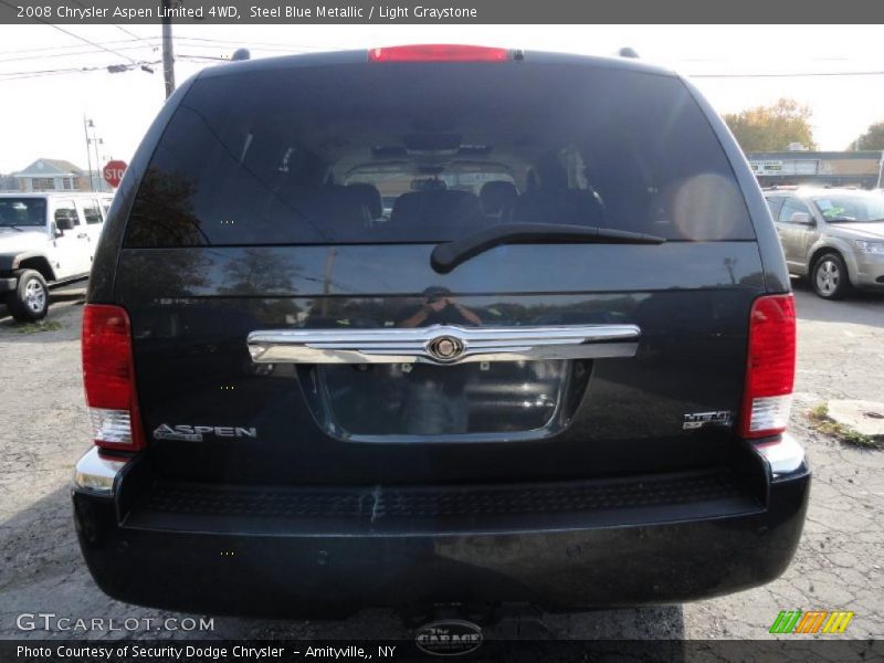 Steel Blue Metallic / Light Graystone 2008 Chrysler Aspen Limited 4WD