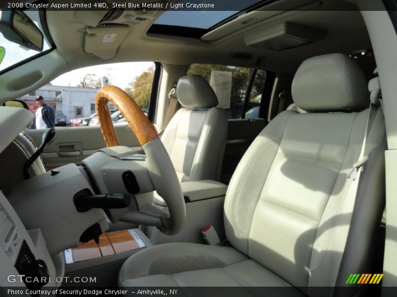  2008 Aspen Limited 4WD Light Graystone Interior