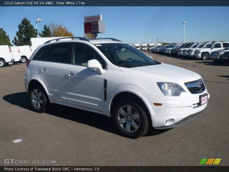Polar White / Tan 2010 Saturn VUE XR V6 AWD