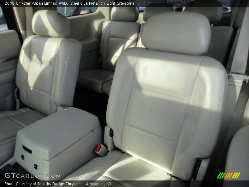 Steel Blue Metallic / Light Graystone 2008 Chrysler Aspen Limited 4WD