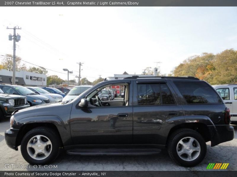 Graphite Metallic / Light Cashmere/Ebony 2007 Chevrolet TrailBlazer LS 4x4