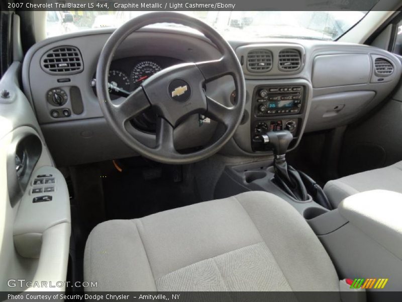 Graphite Metallic / Light Cashmere/Ebony 2007 Chevrolet TrailBlazer LS 4x4