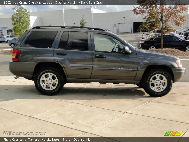 Graphite Metallic / Dark Slate Gray 2002 Jeep Grand Cherokee Laredo