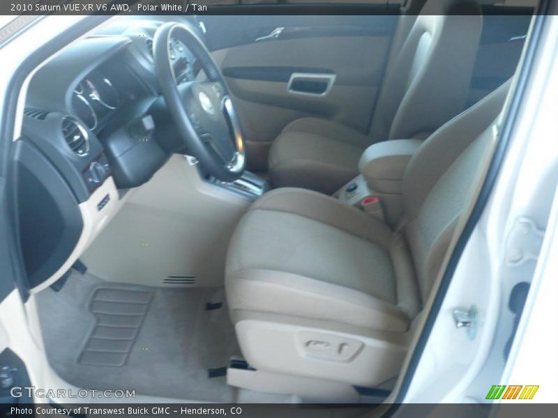 Polar White / Tan 2010 Saturn VUE XR V6 AWD