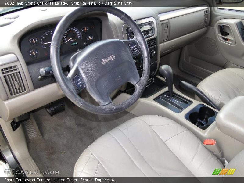 Dark Slate Gray Interior - 2002 Grand Cherokee Laredo 