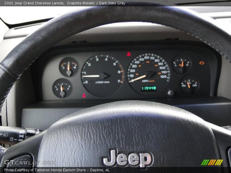 Graphite Metallic / Dark Slate Gray 2002 Jeep Grand Cherokee Laredo