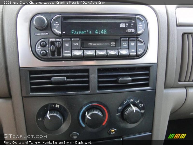 Graphite Metallic / Dark Slate Gray 2002 Jeep Grand Cherokee Laredo